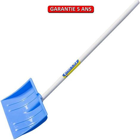 Empujador de nieve infantil de 24,5 cm – azul – mango en forma de manzana de 66 cm OUTILS PERRIN