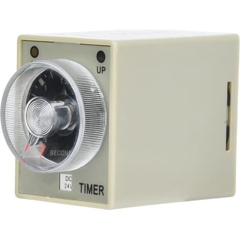 Relais temporisé AH3-3, interrupteur temporisé électronique réglable à 8 broches 3S DC24V (1/5)