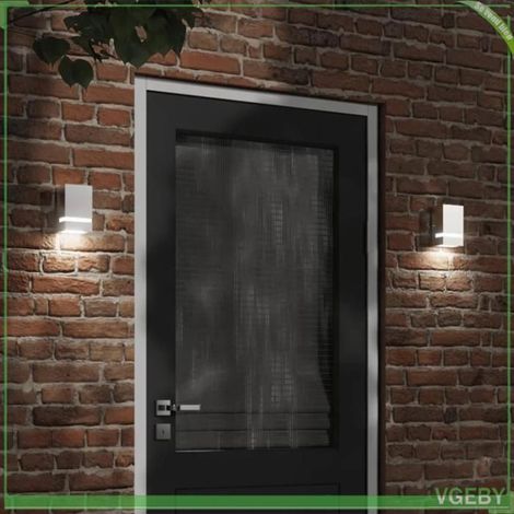4006332 Applique murale d'extérieur argenté acier inoxydable (1/5)