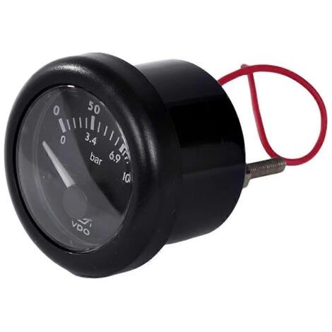Manomètre de pression d'huile pour moteurs 52 mm 24 V (1/5)