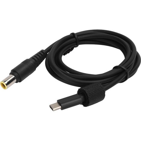 Câble de charge pour ordinateur portable JORINDO, connecteur USB-C mâle vers CC, port rond 7,9 x 5,5 mm, câble de charge PD, 65 W, 1,5 m, JD0109 (1/5)