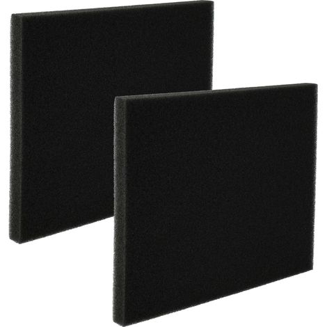 vhbw 2x filtro sostituisce Philips 432200039691, CP0789 filtri per aspirapolvere - Filtro in spugna nero