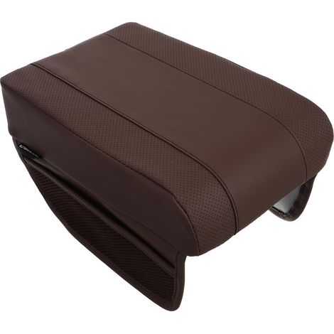 Housse D'accoudoir pour Voiture Marron en Pu, Coussin Rehausseur (1/5)