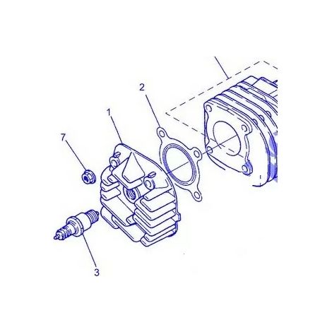 Yamaha 4FWE11810000 Joint de culasse Ovetto YN50 00-03