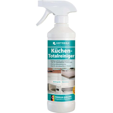 Limpiador cocina, total 500 ml, solución lista para usar, limpiador total cocina