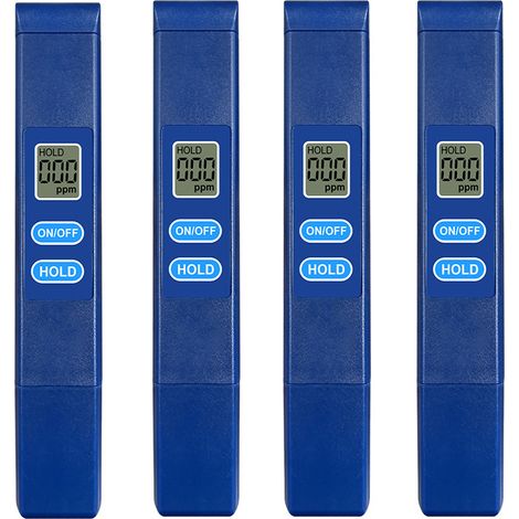 Stylo de test TDS 4 pièces, testeur d'eau bleu portable (électronique) (1/5)