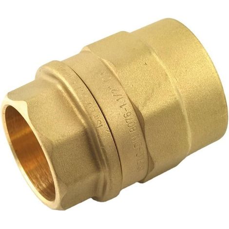 Raccord laiton à serrage extérieur 115 - 32 mm - 1"1/4 - ISIFLO