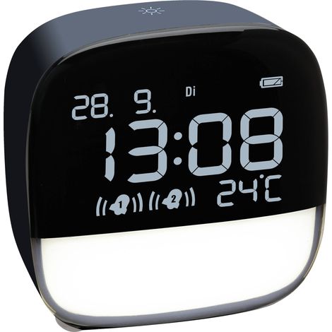 TFA Dostmann 60.2034.06 à quartz Réveil bleu nuit Heures de réveil 2 (1/4)