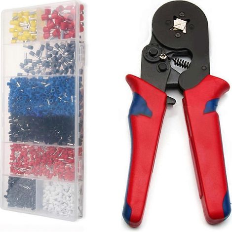 Pince à sertir 0,25-10 mm pour cosses électriques, kit de sertissage de contacts-AquaForge