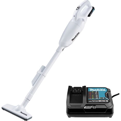 Makita – Aspirateur balai 12V CL108FDSAW – Puissance d'aspiration 4500 Pa – Autonomie jusqu'à 25 min – Pour parkett, laminat, tapis - 12Volt (1/10)