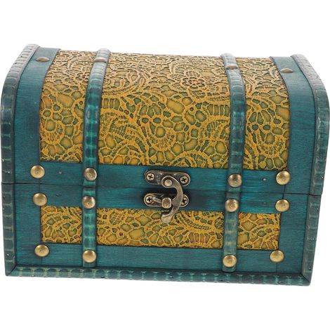 Coffre De Rangement Pour Bijoux Et Souvenirs Boîte Décorative Vintage Pour Décoration De Chambre Salon Pour Cadeaux Et Collection (1/5)