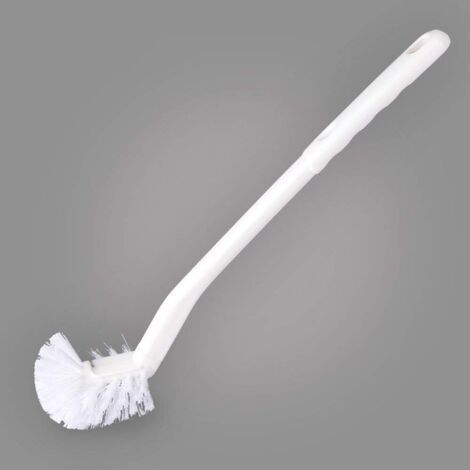 Brosse de Toilette portative poignée Longue en Plastique Brosses de Nettoyage à décontamination Forte Accessoires de Salle de Bain (1/5)