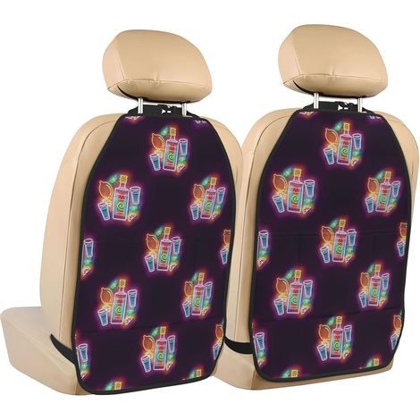 Novastar Lot de 2 tapis protection pour siège arrière voiture (1/5)