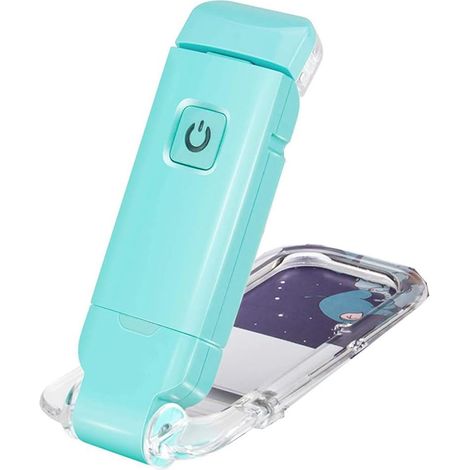 Lampe de Lecture LED USB Rechargeable Pince Flexible Portable (1/5)
