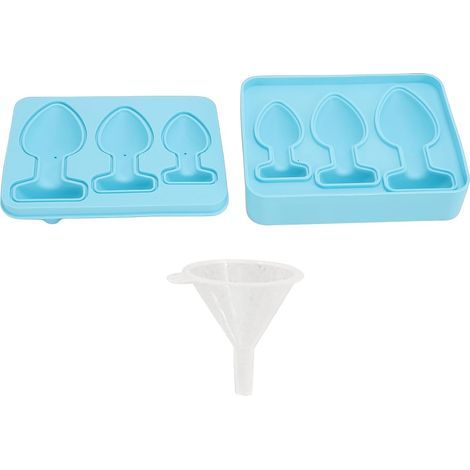 Vassoio per ghiaccio in silicone con coperchio, 3 stampini a sgancio facile, flessibile, impilabile, per whisky, cocktail, bevande, frigorifero, viaggio, dormitorio (1/5)