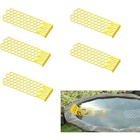 5 teilige Bienen Tränkeleiter Schwimmende Bienenleiter Bienen Tränkestation Insekten Tränkestation 18 x 6,5 cm Basisdurchmesser 18,1 cm für bestä (1/5)