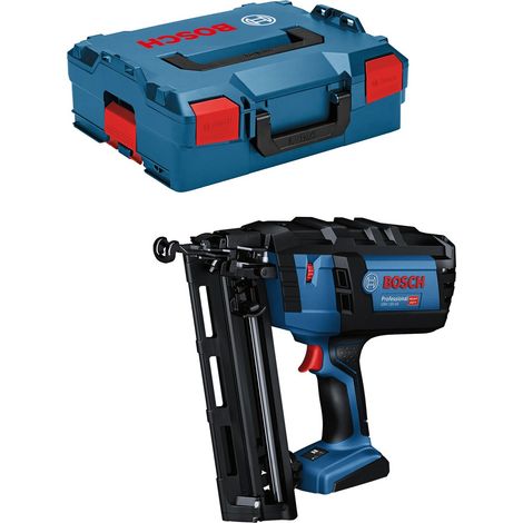 Bosch Professional – Cloueur sans fil 18V – Longueur clou 32-64mm – Diamètre clou 1,6mm – Moteur Lithium-Ion – Pour bois dur et matériaux composites - 18V-64 (1/5)