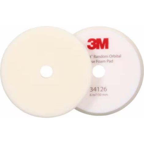 Tampon de lustrage orbital en mousse 3M Perfect-It 150mm Blanche 34126
