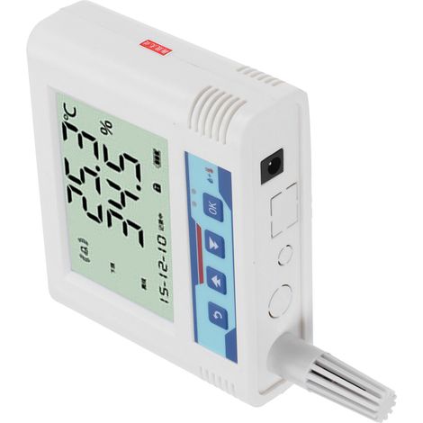 WLAN-Temperatur- und Feuchtigkeitsrekorder, drahtloser Sender, Fernsensor für die Innenraumüberwachung. (1/5)