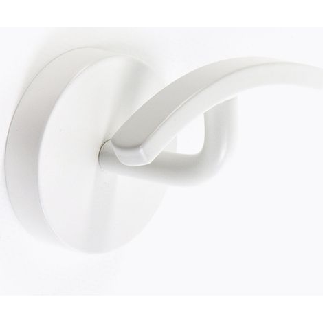 BATHBAZAAR - Patère à fixer blanche ou noir en inox (1/5)