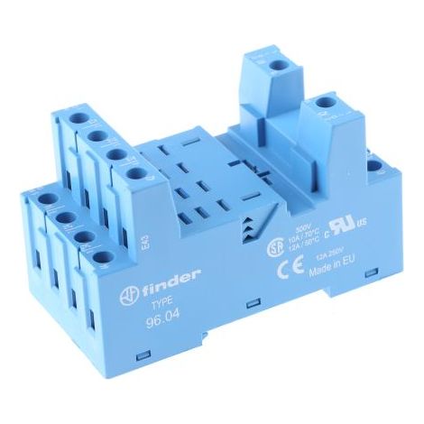 Support relais Finder série 96 14 contacts, Rail DIN, 250V c.a., pour 56.34 ( Prix pour 1 ) (1/4)