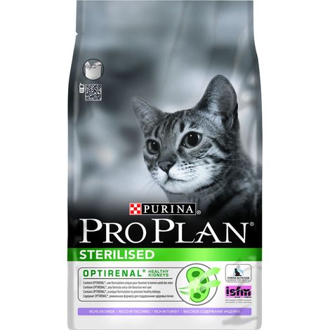 Croquettes Pro Plan OPTIRENAL Chat Stérilisé Dinde : 10 kg