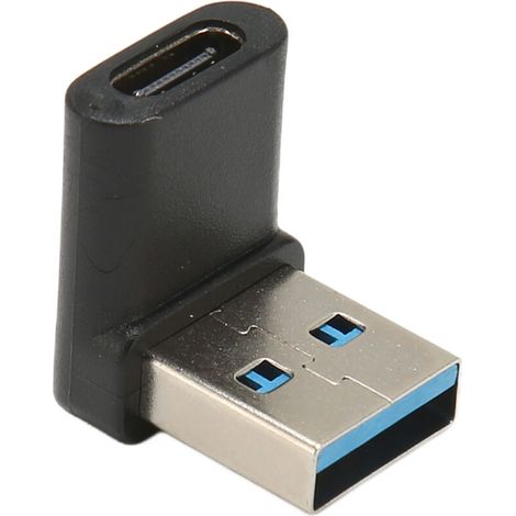 USB-C-auf-USB-A-3.1-Adapter, 10 Gbit/s, rechtwinklig, kompatibel mit PC, MacBook und Laptop (1/5)