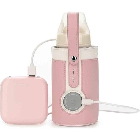 Scaldabiberon USB, Scaldabiberon portatile con controllo della temperatura, Scaldabiberon da viaggio, Borsa per neonati, Scaldabiberon, Borsa termica isolante