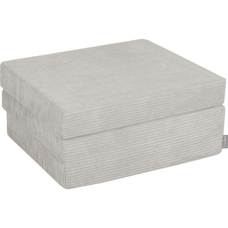 Matelas pliable KiddyMoon en mousse de polyuréthane pour jouer et se reposer, avec housse zippée (1/3)