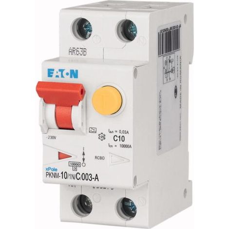 Interruttore differenziale 2P 10A C 0.03A tipo A pknm 10/1N/C/003-A-MW 236082 (1/3)