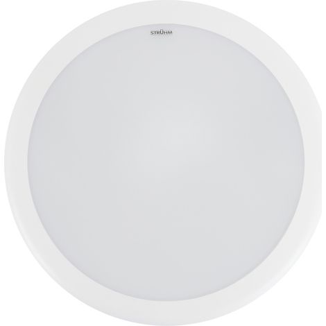 Plafonnier ext. IK10 blanc Ø30 2xE27 IP54 Birma Struhm (1/5)