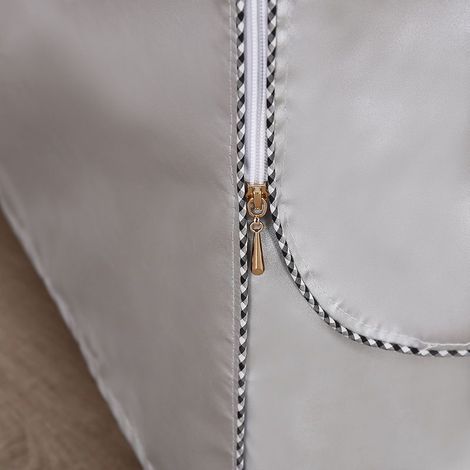 Wasserdichte Waschmaschinenabdeckung – Sonnen- und staubabweisendes Schirmgewebe – Geeignet für Frontlader-Waschmaschinen und -Trockner – Abmessungen: 58–65 cm x 60 cm x 85 cm (1/5)