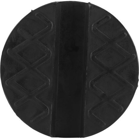 Universeller Wagenheber-Adapter mit geschlitzter Gummirahmen-Schienenabdeckung, 6,5 cm Durchmesser (1/5)