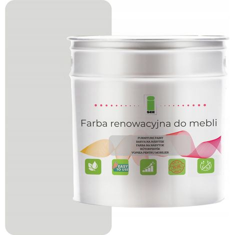 Peinture pour meubles de cuisine RAL 9018 blanc mat 2,5 L pour façades en bois 2 en 1 (1/5)