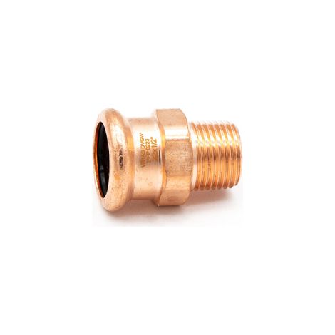 PrimaPress 22x1/2" MI Copper Press Fitting Coupler (1/3)
