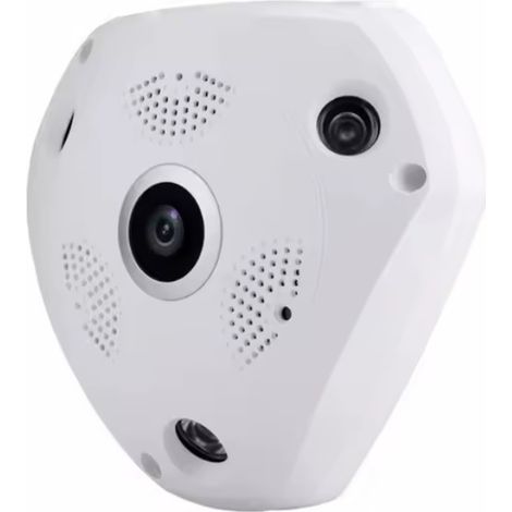 Telecamera wireless fisheye IP 360° 3MPX WIFI