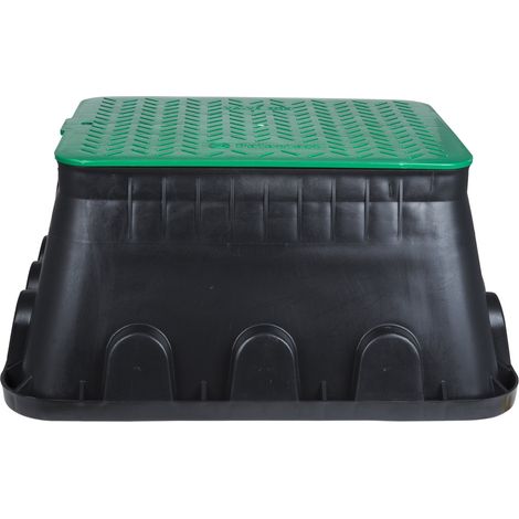 Heitronic 21042 Bodeneinbaudose   Schwarz, Grün