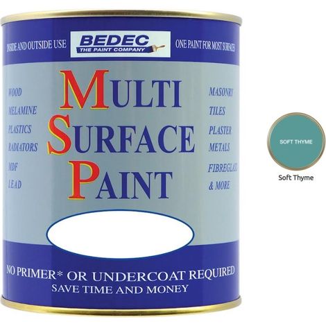 Bedec Multi Surface Paint - Gloss - Soft Thyme - 2.5L