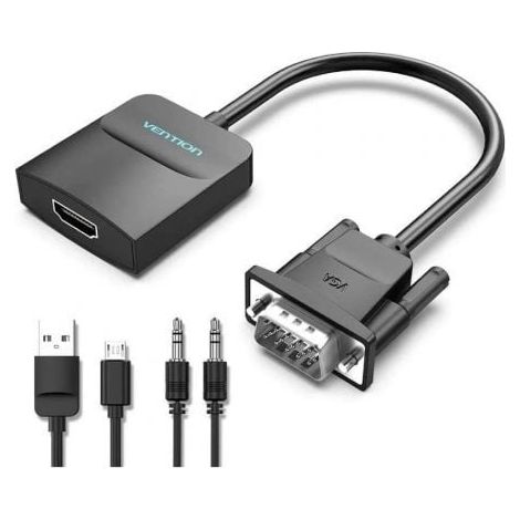 Convertidor vga a hdmi Vention acnbf audio micro USB
