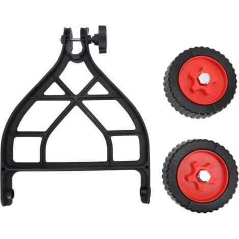 Accessoires de Roue pour Tondeuse à Gazon Électrique Pousse-Pousse Support pour Tondeuse à Essence- (1/5)