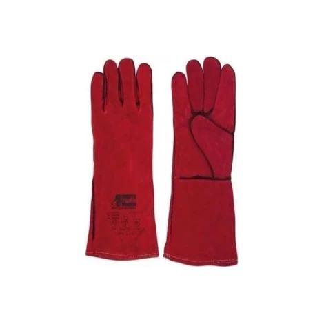 Gant de soudeur cuir doublé manchette 160mm T11 (1/3)
