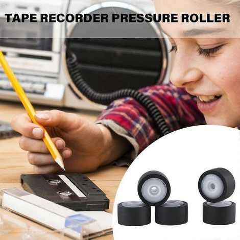 Ensemble de 5 rouleaux de pression en caoutchouc pour courroie de cassette de pression (1/4)