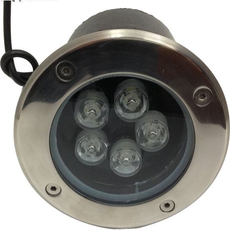 TrAdE Shop Traesio - Faretto Led Segnapassi Watt Giardino Ip65 Calpestabile Per Esterno Impermeabile - -Bianco Freddo-5 Watt