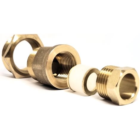 Raccord de tuyau HCF avec joint pour câble chauffant 3/4 et 1 M20/M25