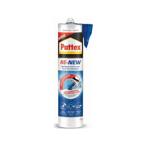 PATTEX RE NEW CARTUCCIA- 280 ml - Bianco- HENKE- pezzi 1 (1/2)
