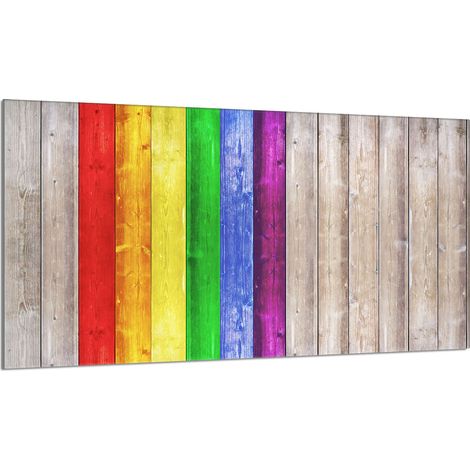 Glasschutzplatte für den Herd 90x52 Bunt (1/5)
