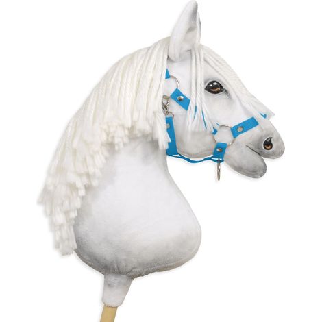 Cavezza regolabile per cavalli Hobby Horse A3 - Turchese (1/2)