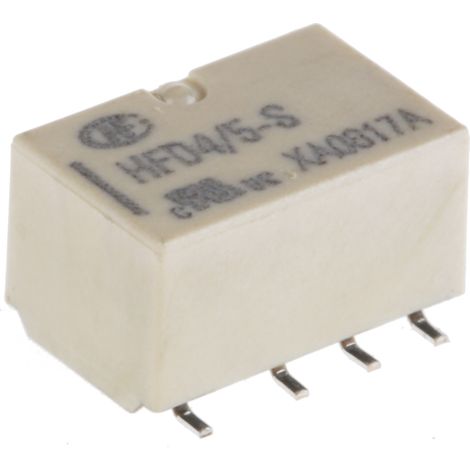 RS PRO Relais sans accrochage 2 RT, bobine 5V c.c. Montage sur CI 140mW ( Prix pour 1 ) (1/2)