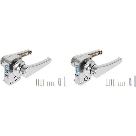 2X RV Serrure de Porte de Toilette Salle de Bain Serrure de Porte Caravane Bateau Loquet Poignée Serrure RV Accessoires (1/2)