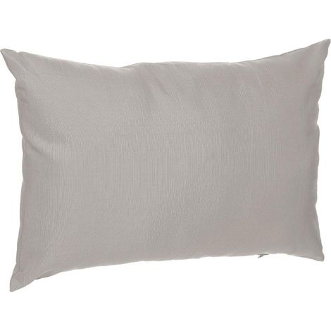 Hesperide – Coussin d'extérieur taupe 50 x 30 cm – Tissu déperlant et traité anti-UV – Rembourrage polyester 280 g/m² – Confort optimal pour jardin